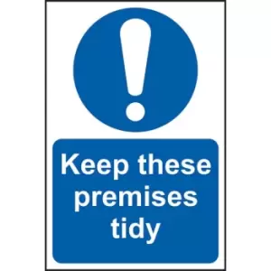 Image of Keep These Premises Tidy Sign - RPVC (200 x 300mm)