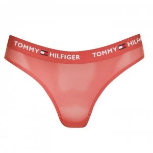 Image of Tommy Bodywear Mesh Thong - Cardinal XAN