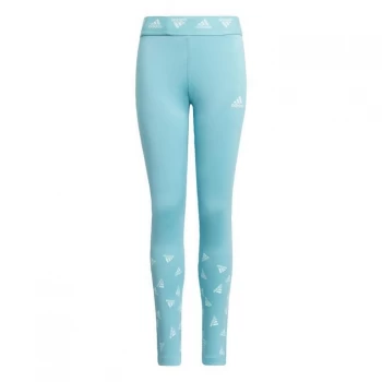 Image of adidas AEROREADY Up2Move Cotton Touch Training Stretch Le - Mint Ton / Halo Mint