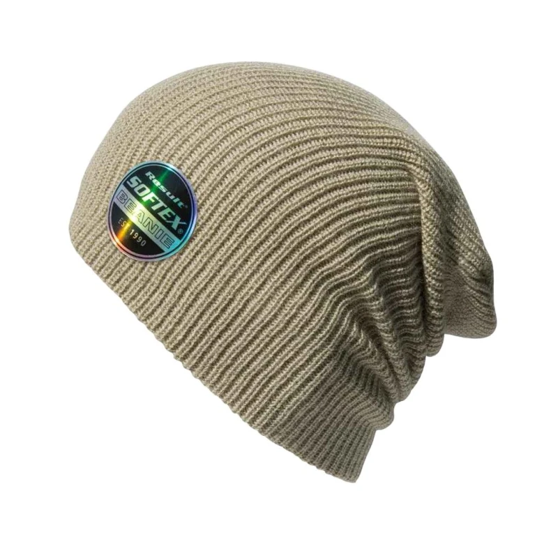 Image of Result Core Mens Softex Beanie in Beige Beige Male One Size