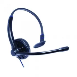 Image of JPL Commander 1 Monaural Over The Head USB Headset Black COM1