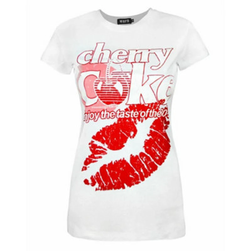 Image of Coca Cola Short Sleeved T-Shirt White female