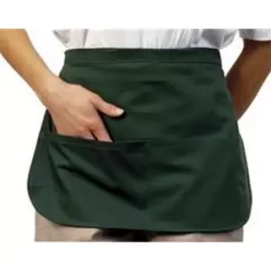 Image of BonChef Money Pocket Apron (One Size) (Bottle Green)
