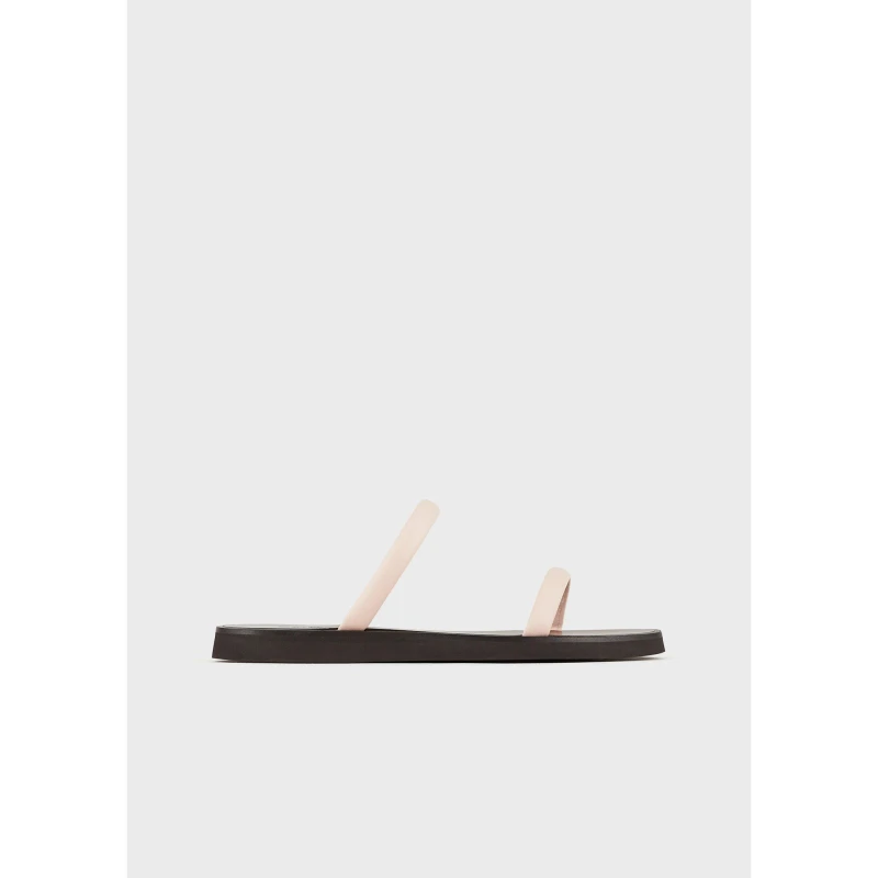 Image of Emporio Armani Flat Sandals - Pink Pink 3