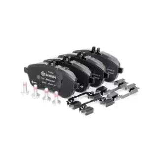 Image of BREMBO Brake pad set MERCEDES-BENZ P 50 067 0004200305,0004201005,0054200820 0054201220,0054201520,0064207120,0074201620,0074205520,007420552095