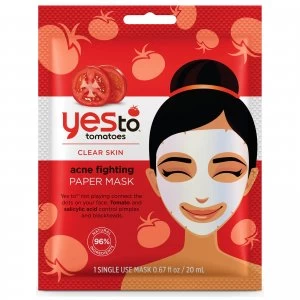Image of yes to Tomatoes Blemish Fighting Paper Mask 20ml