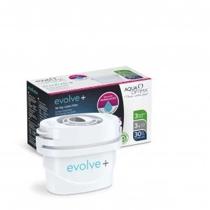 Image of Aqua Optima Evolve Plus Water Filter Cartridges Pack of 3