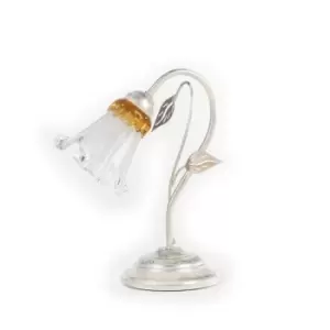 Image of Lancia Glass Table Lamp, White