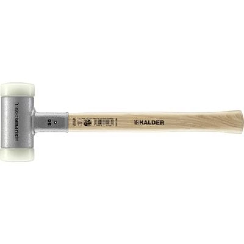 Image of Halder Halder SUPERCRAFT 3366.050 Soft-face hammer Ergonomic handle, Hard, Kickback-free 990g 365mm 3366.050