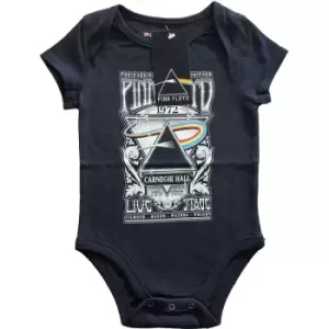 Image of Pink Floyd - Carnegie Hall Poster Kids 24 Months Baby Grow - Black