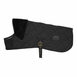 Image of Barbour Quilted Dog Coat Black Small
