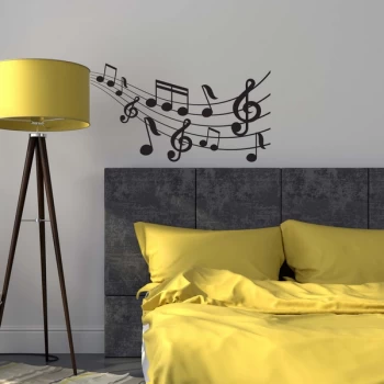 Image of DSO-58 Black Decorative Wall Sticker