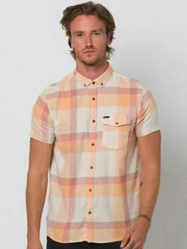 Image of Animal Harvest Short Sleeve Shirt - Coral