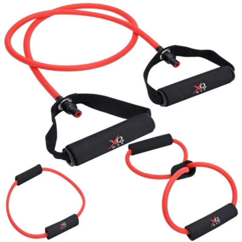 Image of Resistance Band Tubes Expander Set Pull Home Gym Muscle Chest Training Fitness