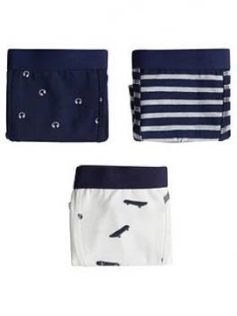 Image of Mango Boys 3 Pack Printed Boxers - Navy