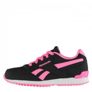 Image of Reebok Glide Rip Clip Child Girls Trainers - Black/Pink
