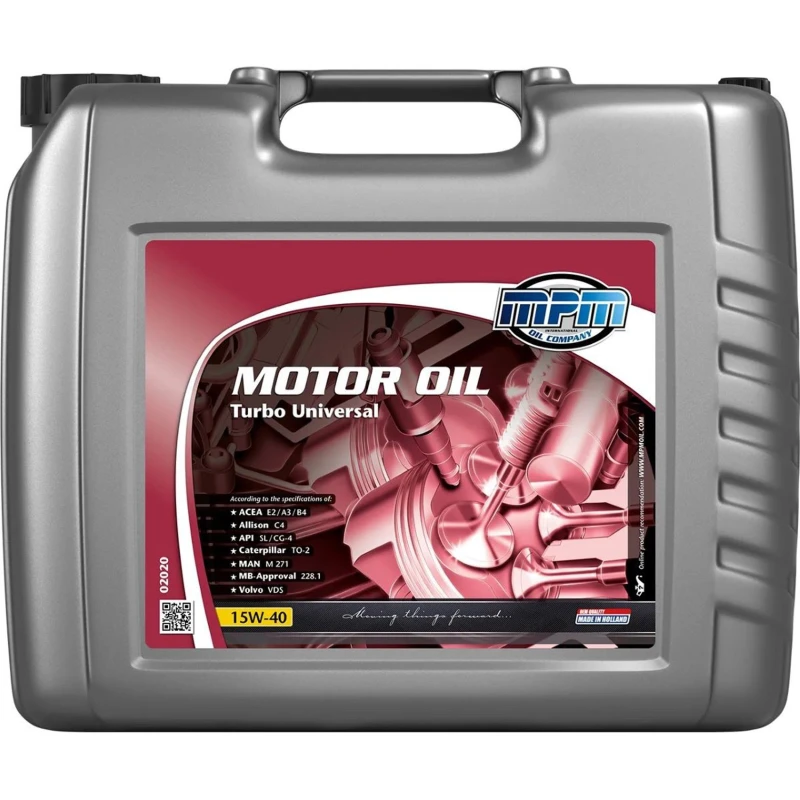 Image of MPM 02020 Engine oil Motor Oil 15W-40 Turbo Universal Capacity: 20l, Contains mineral oil, Mineral Oil Engine Oil (1862)
