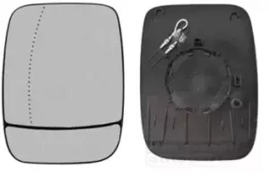Image of VAN WEZEL Wing Mirror Glass * HAGUS * 3891837 Side Mirror Glass,Mirror Glass OPEL,RENAULT,FIAT,Vivaro B Combi (X82),Vivaro B Kastenwagen (X82)