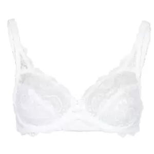 Image of PLAYTEX FLOWER ELEGANCE womens Underwire bras in White8B,38C,38D,38DD,40DD,34B,34C,34D,36B,36C,36D,36DD