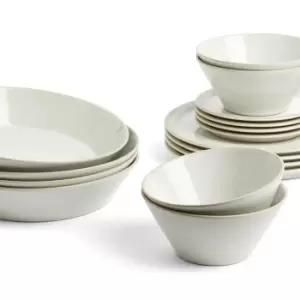 Image of Royal Doulton Urban Dining Dinnerware Set 16PCS - White