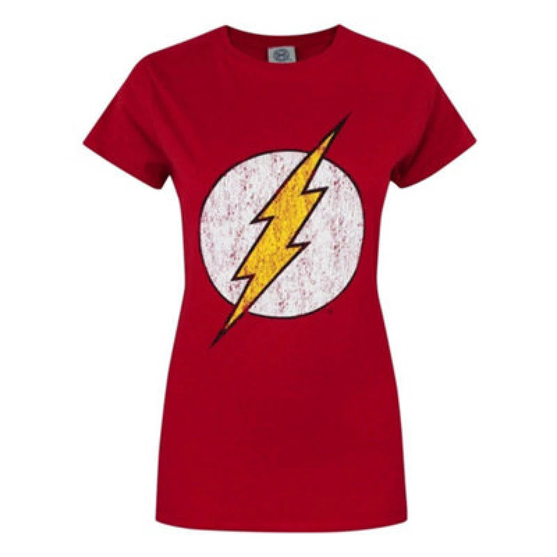 Image of DC Comics Short Sleeved T-Shirt Red