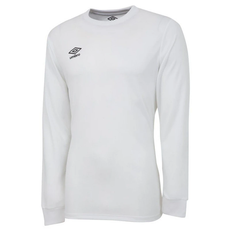 Image of Umbro Umbro Men Club Long-Sleeved Jersey in White Size: Small White S Male 5063107688330