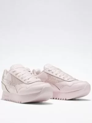 Image of Reebok Royal Classic Jogger 3 Platform Shoes, White, Size 4.5 Older