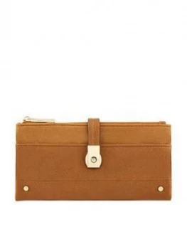 Image of Accessorize Flip Lock Wallet - Tan