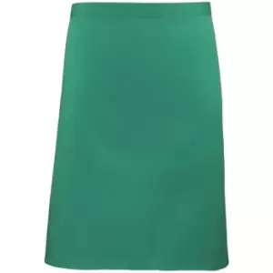Image of Premier Ladies/Womens Mid-Length Apron (One Size) (Emerald) - Emerald