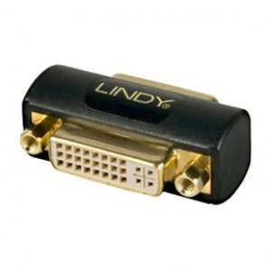 Image of Lindy DVI Coupler Black