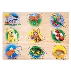 Image of Melissa and Doug Classic Pets Sound Puzzle