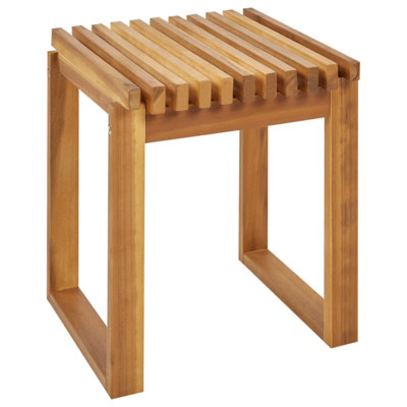 Image of Beliani Garden Side Table Bellano 35cm 40 Cm Acacia Wood Brown