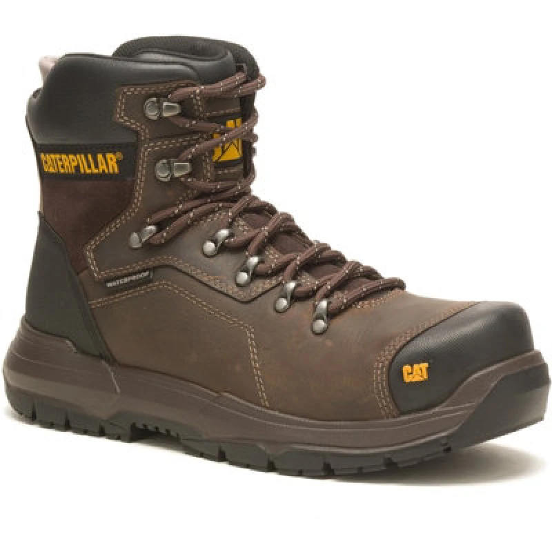 Image of Caterpillar 'Diagnostic 2.0' Boots Safety Brown