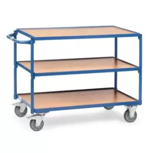 Image of Fetra Table Top Cart With 3 Shelves 850 x 500mm - Horizontal Handle