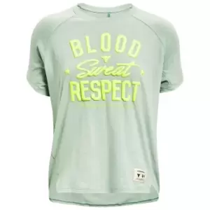 Image of Under Armour Project Rock T Shirt Womens - Green