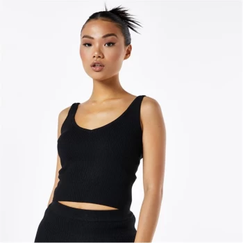 Image of Jack Wills Knitted Cami Top - Black