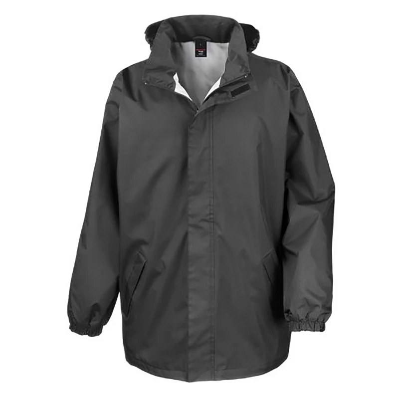 Image of Result Result Men Core Midweight Waterproof Windproof Jacket in Black Size: Small Black S Male 5055747557817