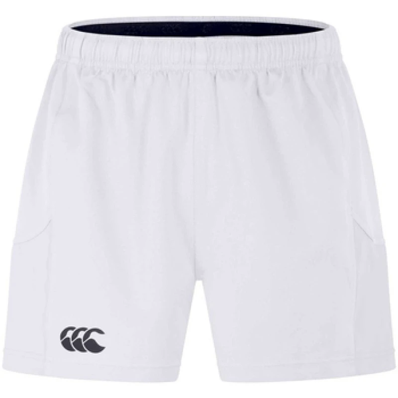 Image of Canterbury Canterbury Men Professional Polyester Shorts in White Size: Medium White M Male 5063107208897
