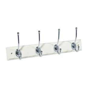 Image of BQ Cream silver Hook rail H15mm W70mm L458mm