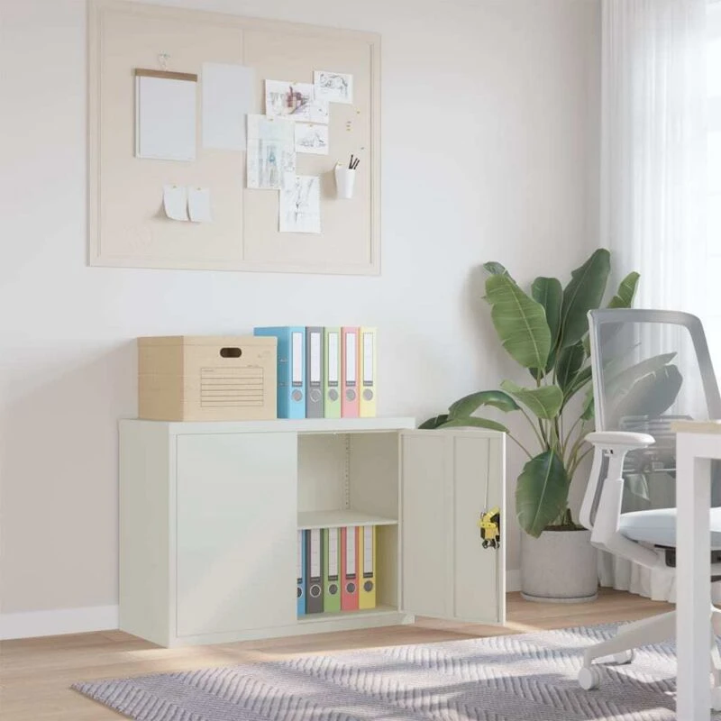 Image of VIDAXL File Cabinet Light Grey 90x40x70cm Steel Vidaxl 8720845889432
