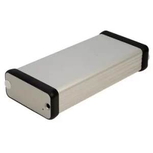 Image of Hammond 1455C1201 Extruded Aluminium Enclosure 122 x 54 x 23mm Natural