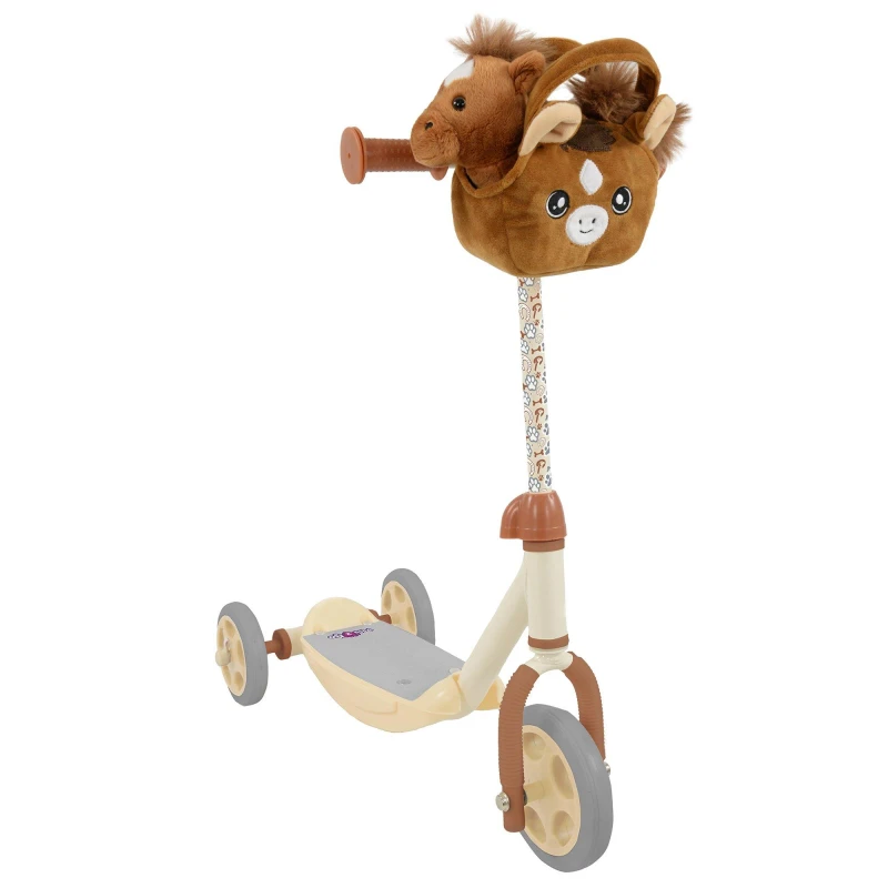 Image of Move MoVe Pony Tri Scooter with Plush Pet and Bag Multicoloured unisex One Size