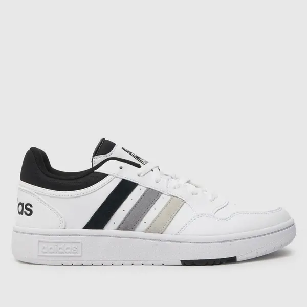 Image of adidas hoops 3.0 trainers in white & Black White/Black UK 7 (EU 40?)