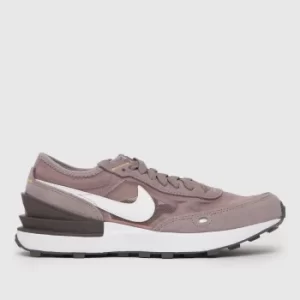 Image of Nike Purple Waffle One Girls Youth Trainers