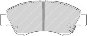 Image of Ferodo FDB777 Brake Pad Set Front Axle Premier Car
