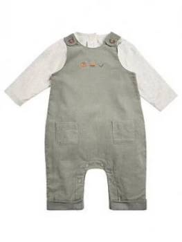 Image of Mamas & Papas T-Shirt & Dungarees Set Baby Boys