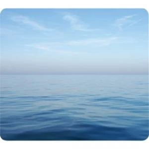Image of Fellowes Earth Series Recycled Mouse Pad Blue Ocean Pack o f 6 59039