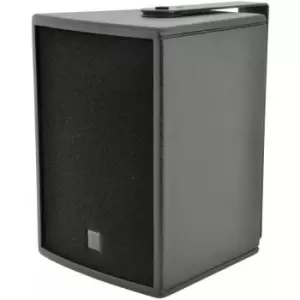 Image of Loops - 8' Wooden Cabinet Black Speaker Premium Hi Fi Wall Mounted Background Sound