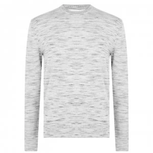 Image of Calvin Klein Dye Crew Knit Jumper - Grey P9Y