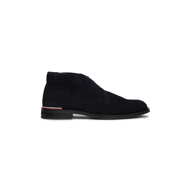 Image of Suede Ankle Boots with Laces